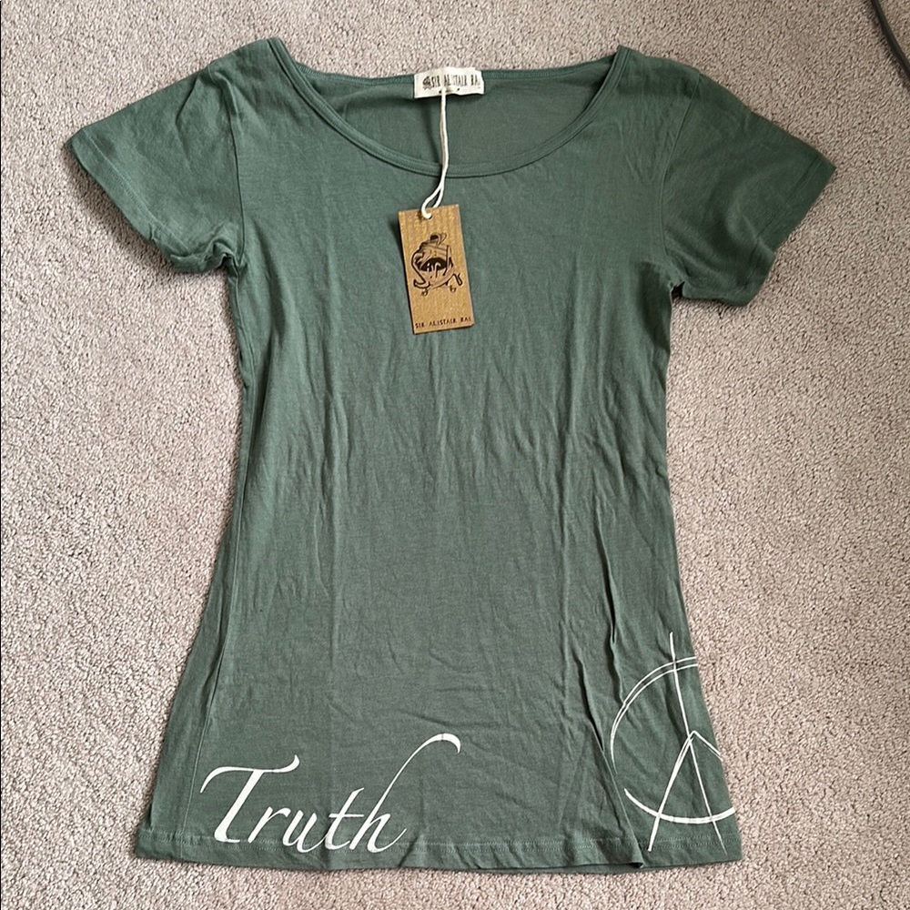 Sir Alistair Rai Green Fitted Short Sleeve T-Shirt
